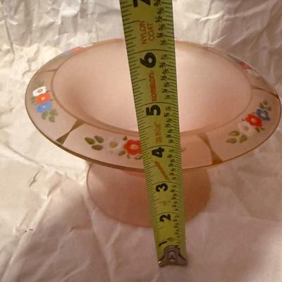 Pink Frosted Depression Glass Lot