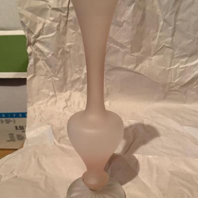 Pink Frosted Depression Glass Lot