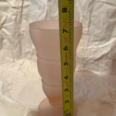 Pink Frosted Depression Glass Lot