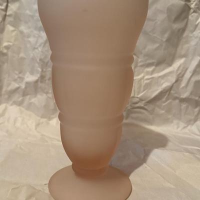 Pink Frosted Depression Glass Lot