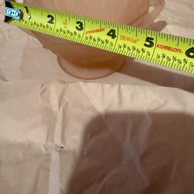 Pink Frosted Depression Glass Lot