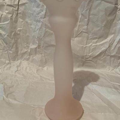 Pink Frosted Depression Glass Lot