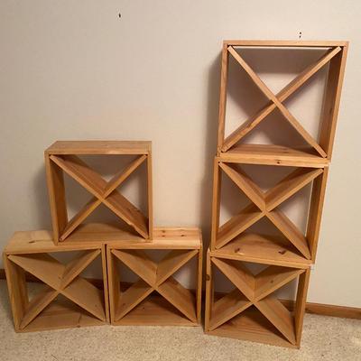 WOODEN WINE BOXES OR BOXES FOR WHAT EVER YOU MAY WANT TO DO WITH THEM