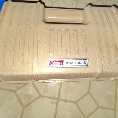 BELLY BOAT WITH COLEMAN INSTA-FLATE ALL 12V PUMP