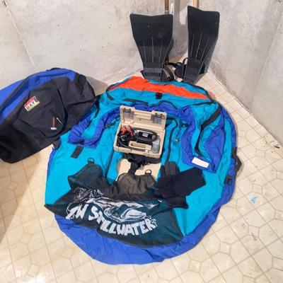 BELLY BOAT WITH COLEMAN INSTA-FLATE ALL 12V PUMP