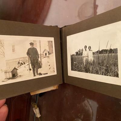 Vintage photo album of family fun