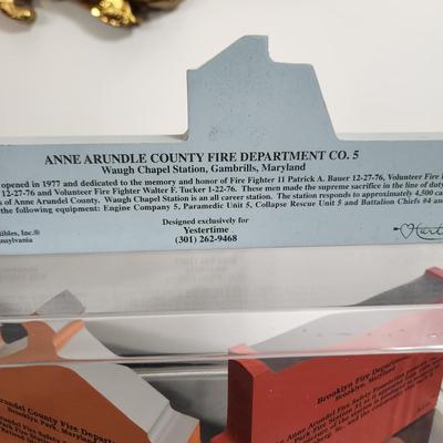 Cat's Meow Yestertime Anne Arundel Fire Dept. Baltimore Orioles Memorial Stadium and Camden Yards