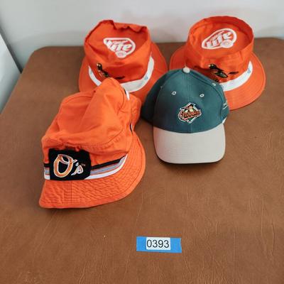 4 Baltimore orioles Hats