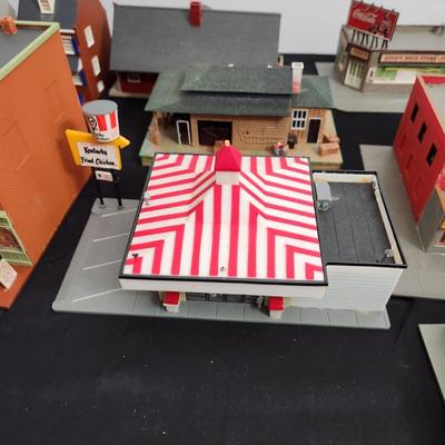 Large lot of Ho Train Garden Plastic Buildings Pola Model Power Bachmann & others