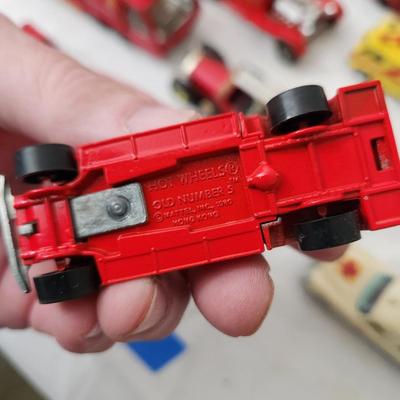 Lot of Matchbox, Hot Wheels, Playart & Others Fire Dept. Vehicles Red Line Matchbox