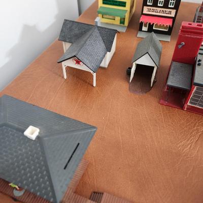 Lot of Ho Scale Train Garden Buildings