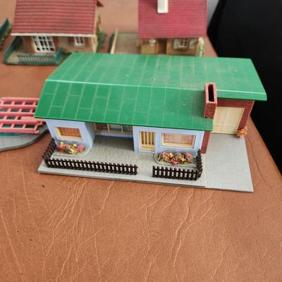 Lot of Ho Scale Train Garden Buildings