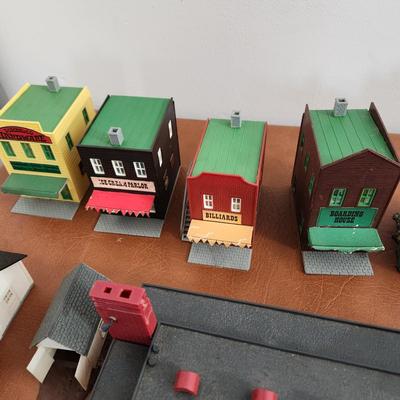 Lot of Ho Scale Train Garden Buildings