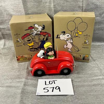 Lot 579 Hallmark Peanuts Gang Figures