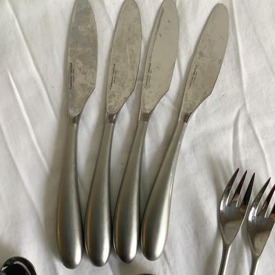 K8061 Vintage YAMAZAKI HAATAJA Stainless Steel Flatware Set