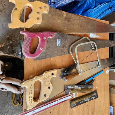 Tool lot of Saws