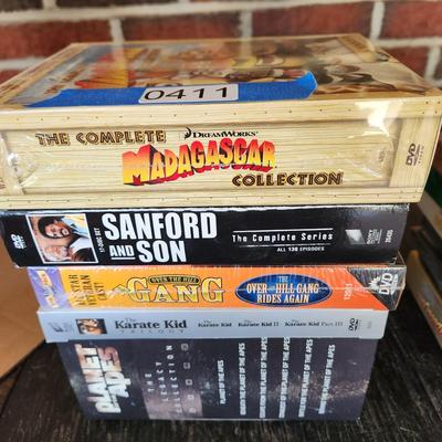 Lot of DVDs Madagascar Collection Planet of the Apes