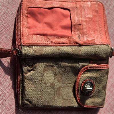 Coach wallet/phone case