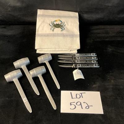 Lot 592 It’s Crab Season Carvel Hall Crab Knives
