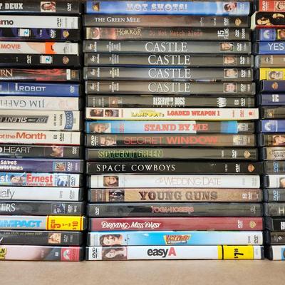 Box Lot of Movies DVDs Castle Love Actually Space Cowboys