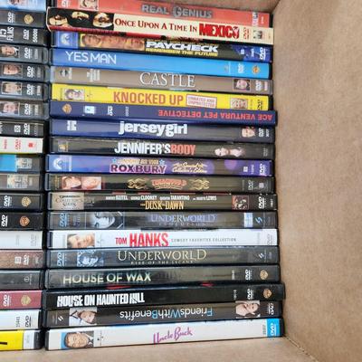 Box Lot of Movies DVDs Castle Love Actually Space Cowboys