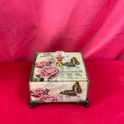 Lot 597 Floral Home Decor Lot Cambridge Rose Point Dish