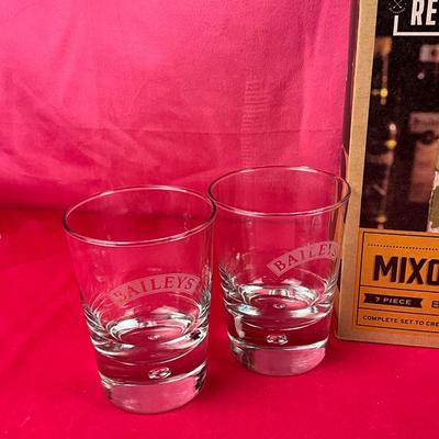 Lot 599 Refinery Bar Mixology Lot & Glasses