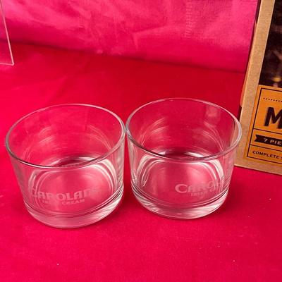 Lot 599 Refinery Bar Mixology Lot & Glasses