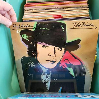 Large Lot Record Albums Lot 419 Bakersfield 63 Big sound of the Drags! Paul Anka ,Tony Orlando, Redd Foxx Mickey Mouse Disco Chipmunks...
