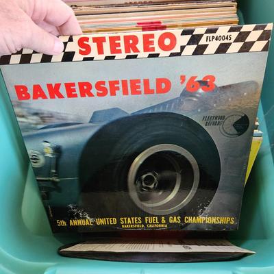 Large Lot Record Albums Lot 419 Bakersfield 63 Big sound of the Drags! Paul Anka ,Tony Orlando, Redd Foxx Mickey Mouse Disco Chipmunks...