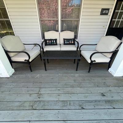 Hampton Bay Four Piece Patio Set (FP-MG)