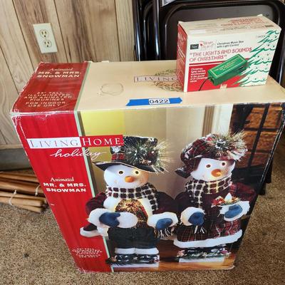 Mr Christmas Music & Animated Snowman tested