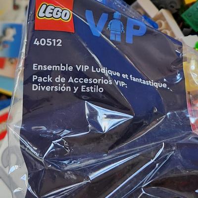 Monster Lot Tote Filled with Vintage Lego Legoland Figures Instructions ETC.