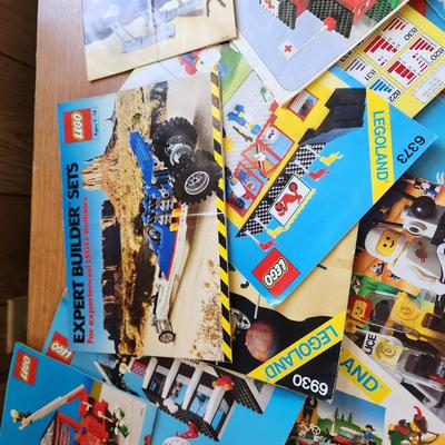 Monster Lot Tote Filled with Vintage Lego Legoland Figures Instructions ETC.