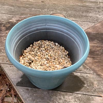 O8071 Large Blue Lite Planter Pot
