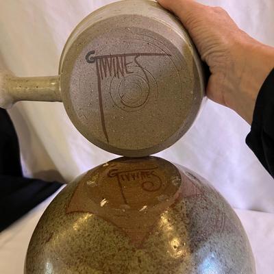 John Givvines Pottery Lidded Jar & More (D-RG)