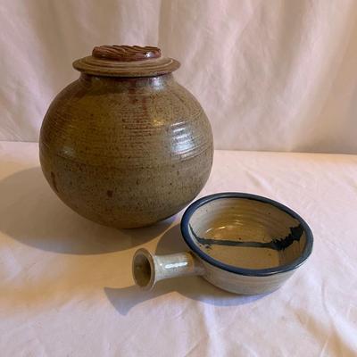 John Givvines Pottery Lidded Jar & More (D-RG)
