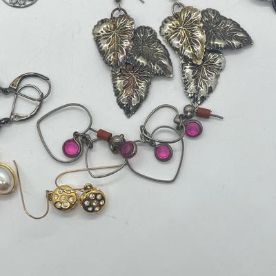 LOT 26: Collection of Goldtone and Silvertone Pierced Earrings