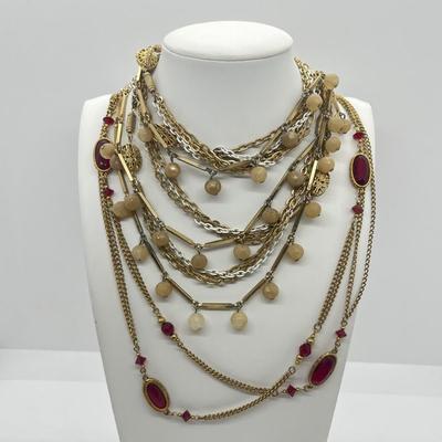 LOT 36: Antique Goldtone Necklace and More!