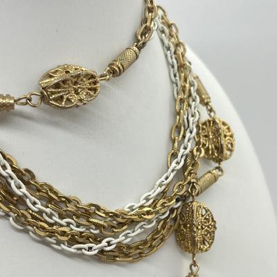 LOT 36: Antique Goldtone Necklace and More!