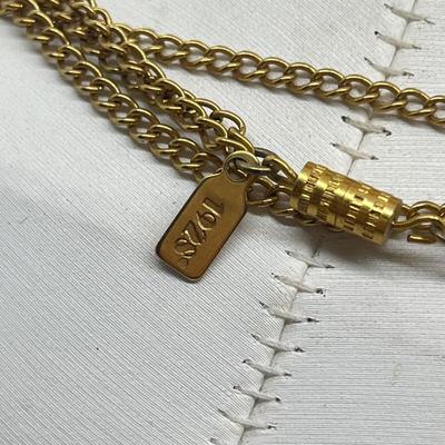 LOT 36: Antique Goldtone Necklace and More!