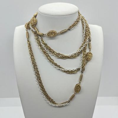 LOT 36: Antique Goldtone Necklace and More!
