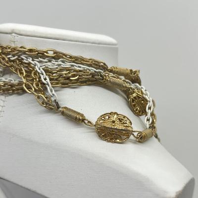 LOT 36: Antique Goldtone Necklace and More!