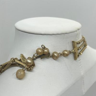 LOT 36: Antique Goldtone Necklace and More!