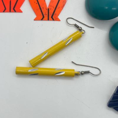 LOT 37: Various Clip on, Screwback, and Pierced Earrings
