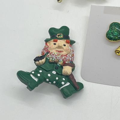 LOT 40: Brooch Collection Including Clover Pins and More!