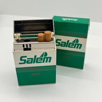 LOT 66: Gimme a pack of Salems! Cool Retro "Salem Cigarette Pack" Lighters