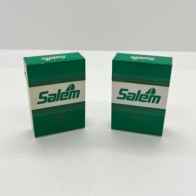 LOT 66: Gimme a pack of Salems! Cool Retro "Salem Cigarette Pack" Lighters