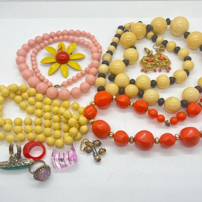 LOT 71: Bright Colored Jewelry Collection