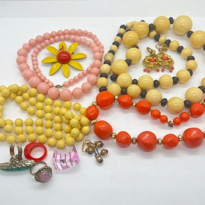 LOT 71: Bright Colored Jewelry Collection